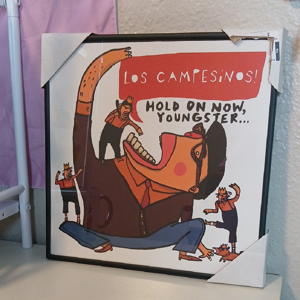 Los Campesinos! Album‎ Art Print In Original Frame NEW